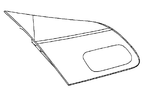 Lampa tylna prawa ASTRA J hatchback (ksenon)(bagażnika)